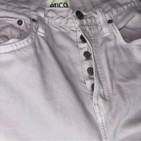 Ética Denim Tyler Vintage Straight High Waisted Jeans Pink Size 26 - Picture 11 of 15